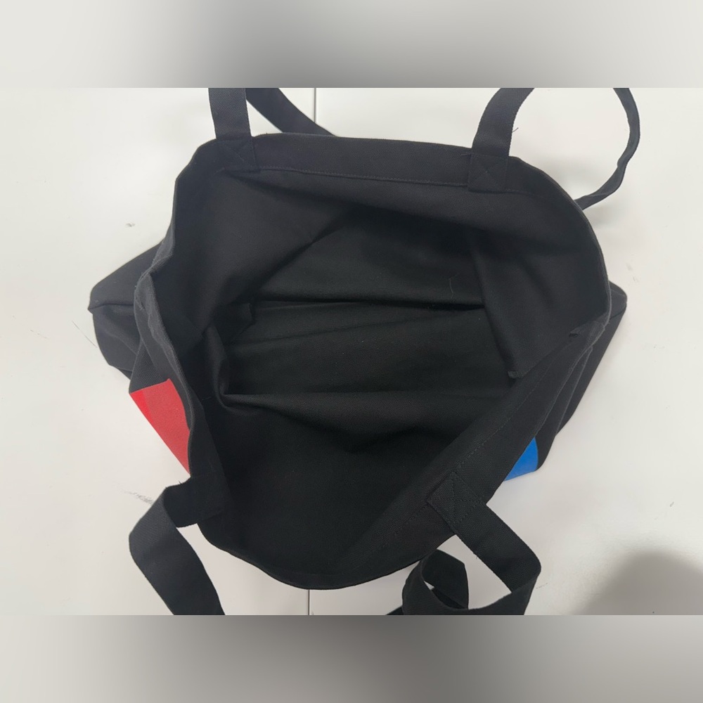 Aviator Nation Canvas Logo Tote Bag in Black - Picture 3 of 3
